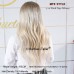 MTO 4 wig type Opational  4T Ombre Balayage Coloring style Dark Ash brown fall to medium ash brown and natural blonde with platinum blonde highlights human hair wig